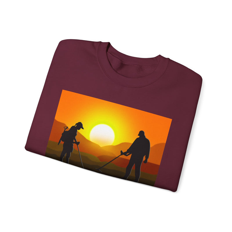 Sunset Detector Couple graphic heavy blend sweatshirt. Sized small to XXXXXL