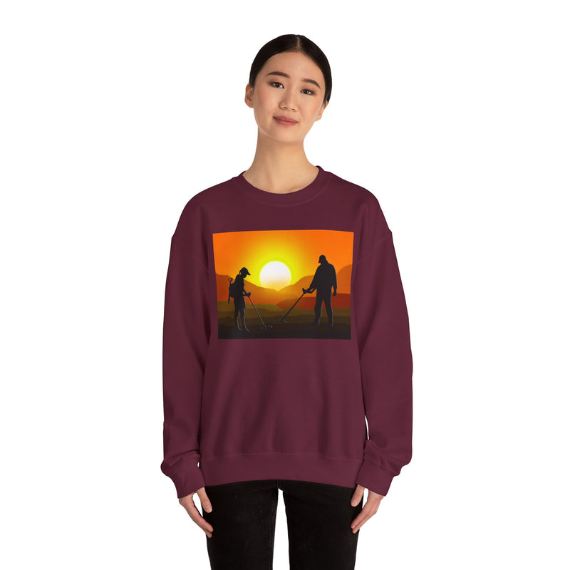 Sunset Detector Couple graphic heavy blend sweatshirt. Sized small to XXXXXL