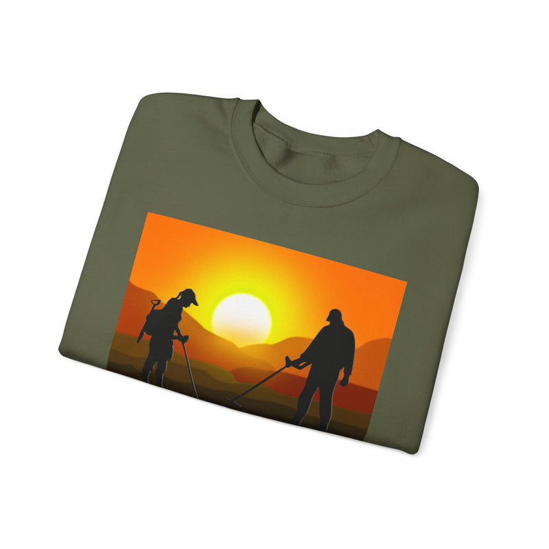 Sunset Detector Couple graphic heavy blend sweatshirt. Sized small to XXXXXL