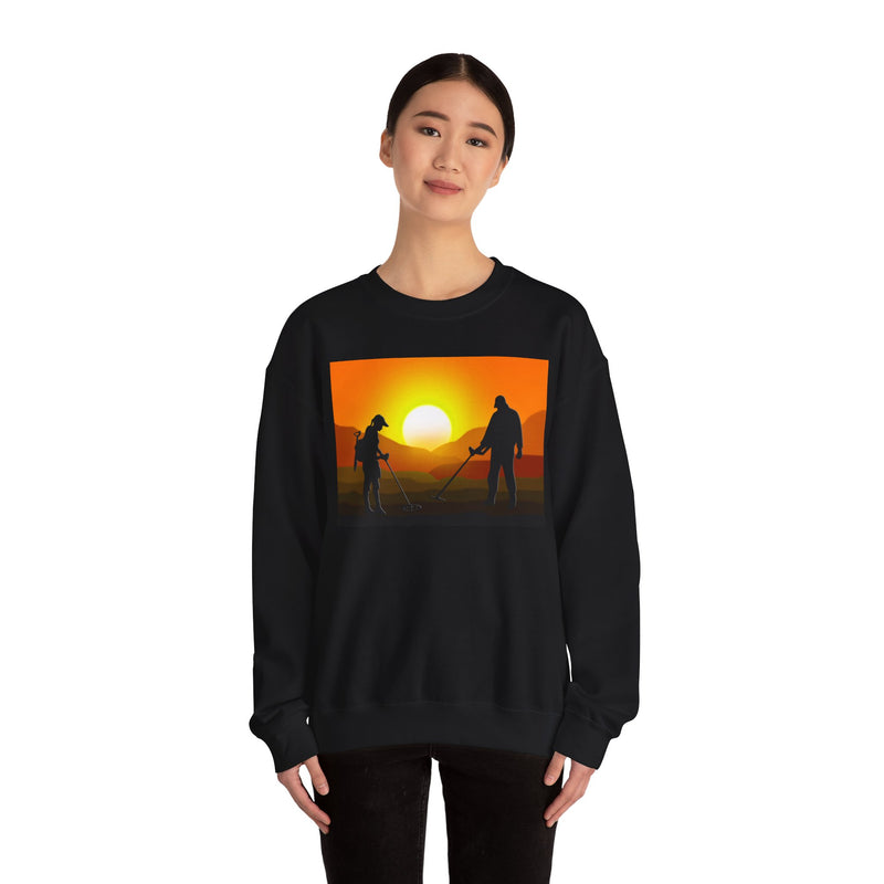 Sunset Detector Couple graphic heavy blend sweatshirt. Sized small to XXXXXL