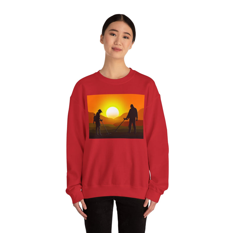 Sunset Detector Couple graphic heavy blend sweatshirt. Sized small to XXXXXL