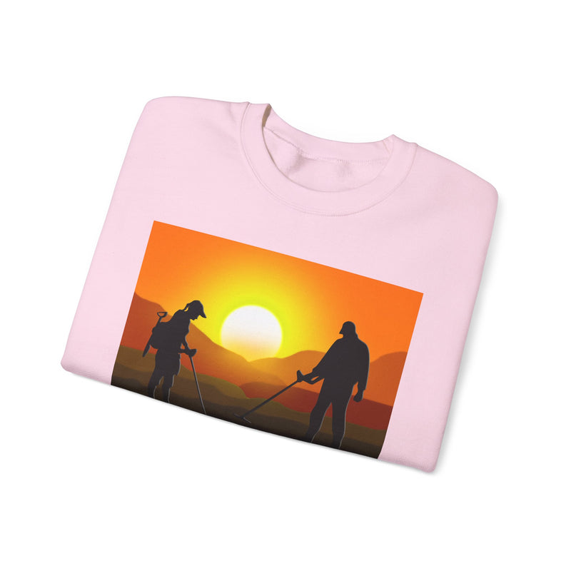 Sunset Detector Couple graphic heavy blend sweatshirt. Sized small to XXXXXL
