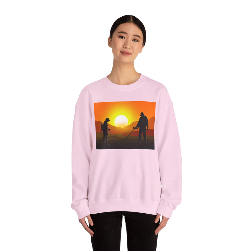 Sunset Detector Couple graphic heavy blend sweatshirt. Sized small to XXXXXL
