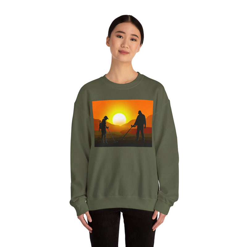Sunset Detector Couple graphic heavy blend sweatshirt. Sized small to XXXXXL