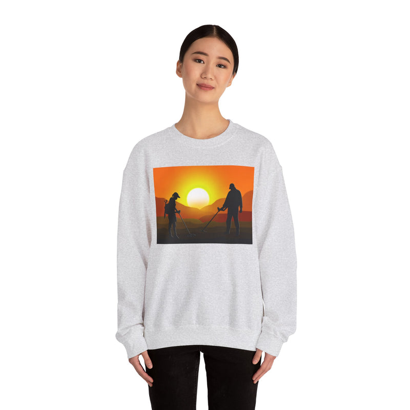 Sunset Detector Couple graphic heavy blend sweatshirt. Sized small to XXXXXL