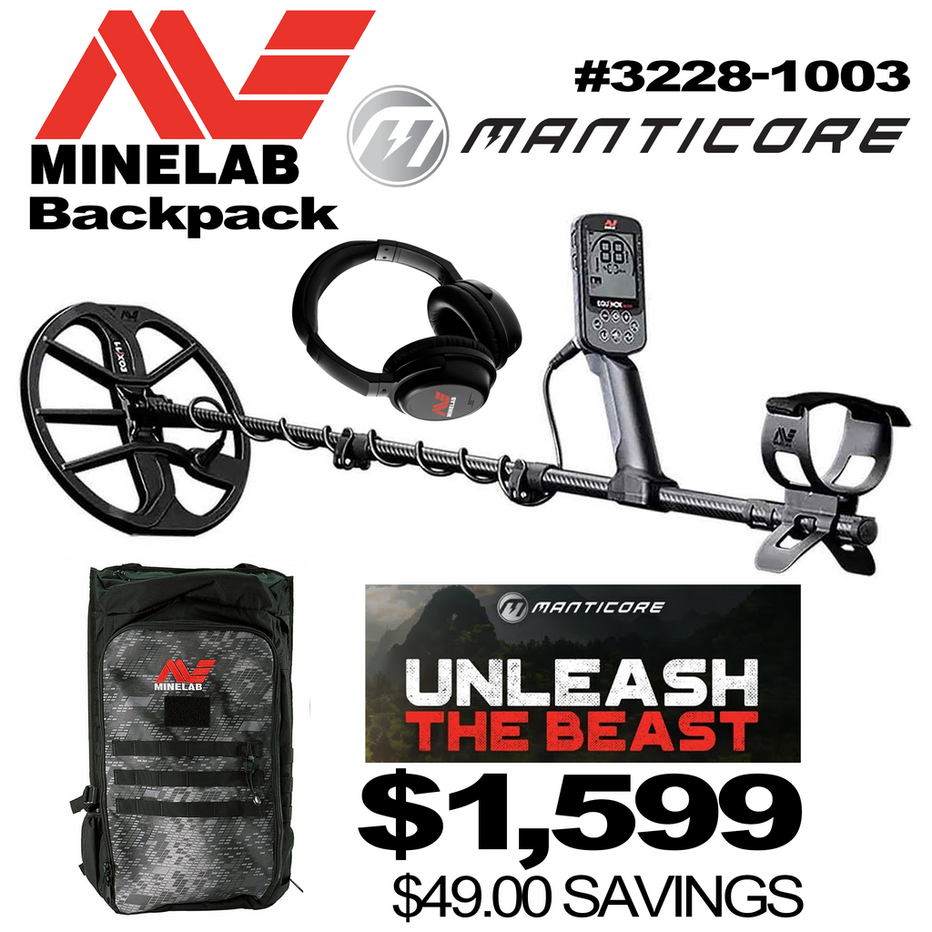 Minelab Manticore + Backpack #3228-1003