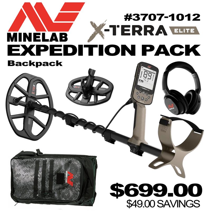 Minelab X-Terra Elite Expedition Pack - with backpack #3707-1012