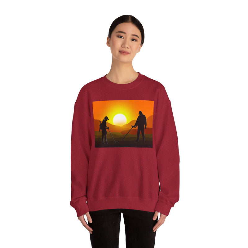 Sunset Detector Couple graphic heavy blend sweatshirt. Sized small to XXXXXL