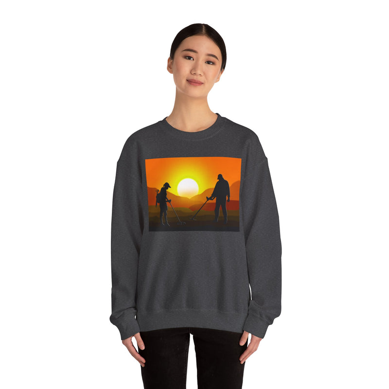 Sunset Detector Couple graphic heavy blend sweatshirt. Sized small to XXXXXL