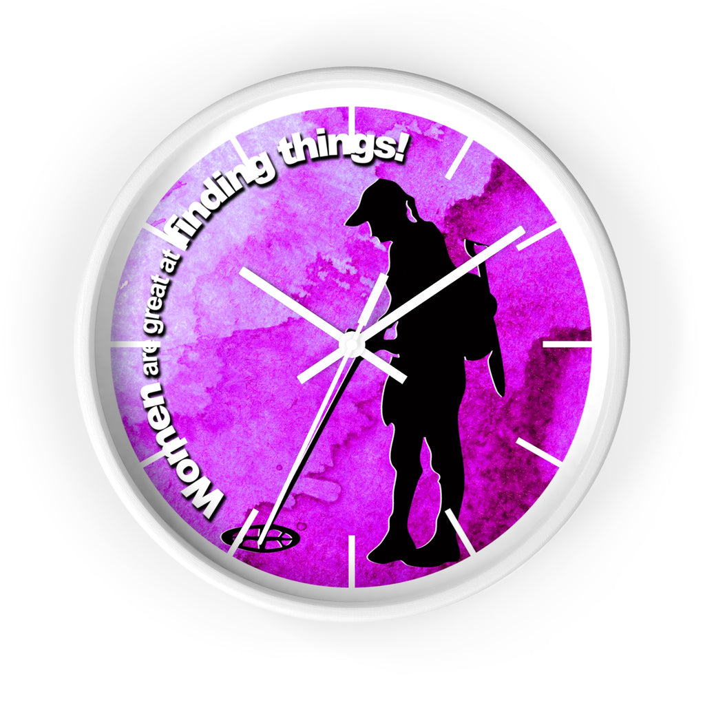 "Woman are great at finding things" Clock 10" Battery operated (AA not included) FREE SHIPPING