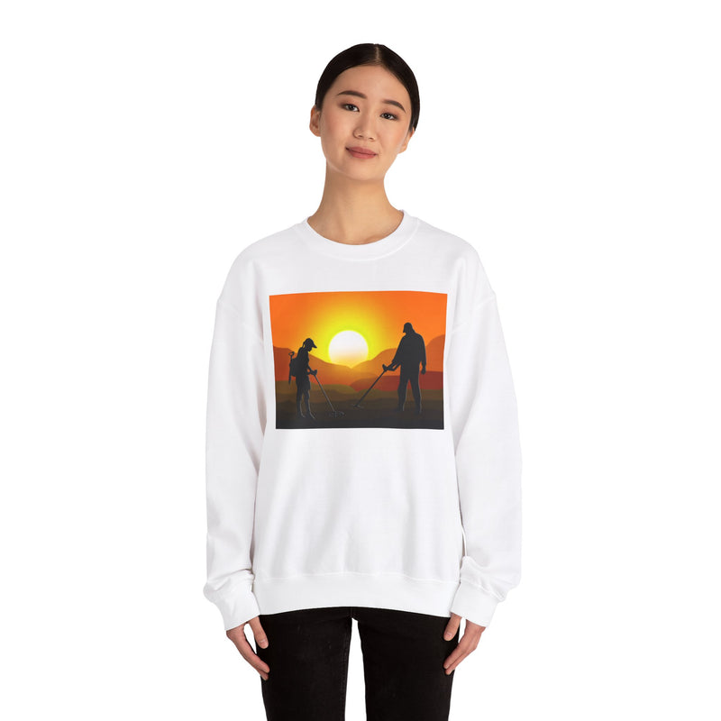 Sunset Detector Couple graphic heavy blend sweatshirt. Sized small to XXXXXL