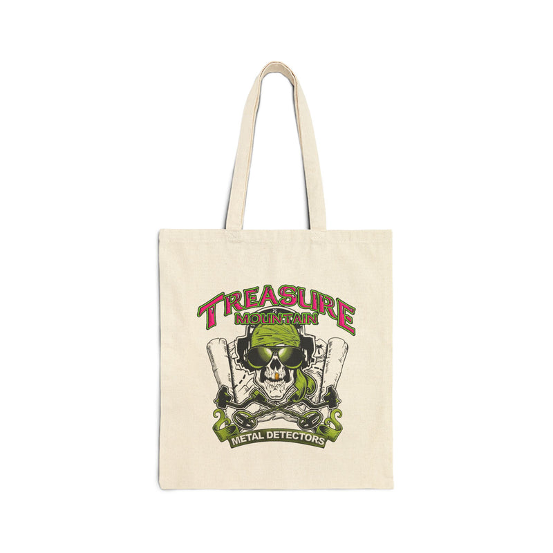 Treasure Mountain Metal Detectors Canvas Tote 15X16"