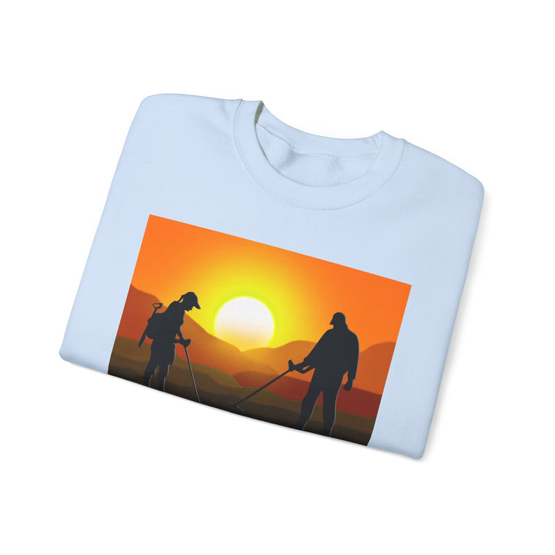 Sunset Detector Couple graphic heavy blend sweatshirt. Sized small to XXXXXL