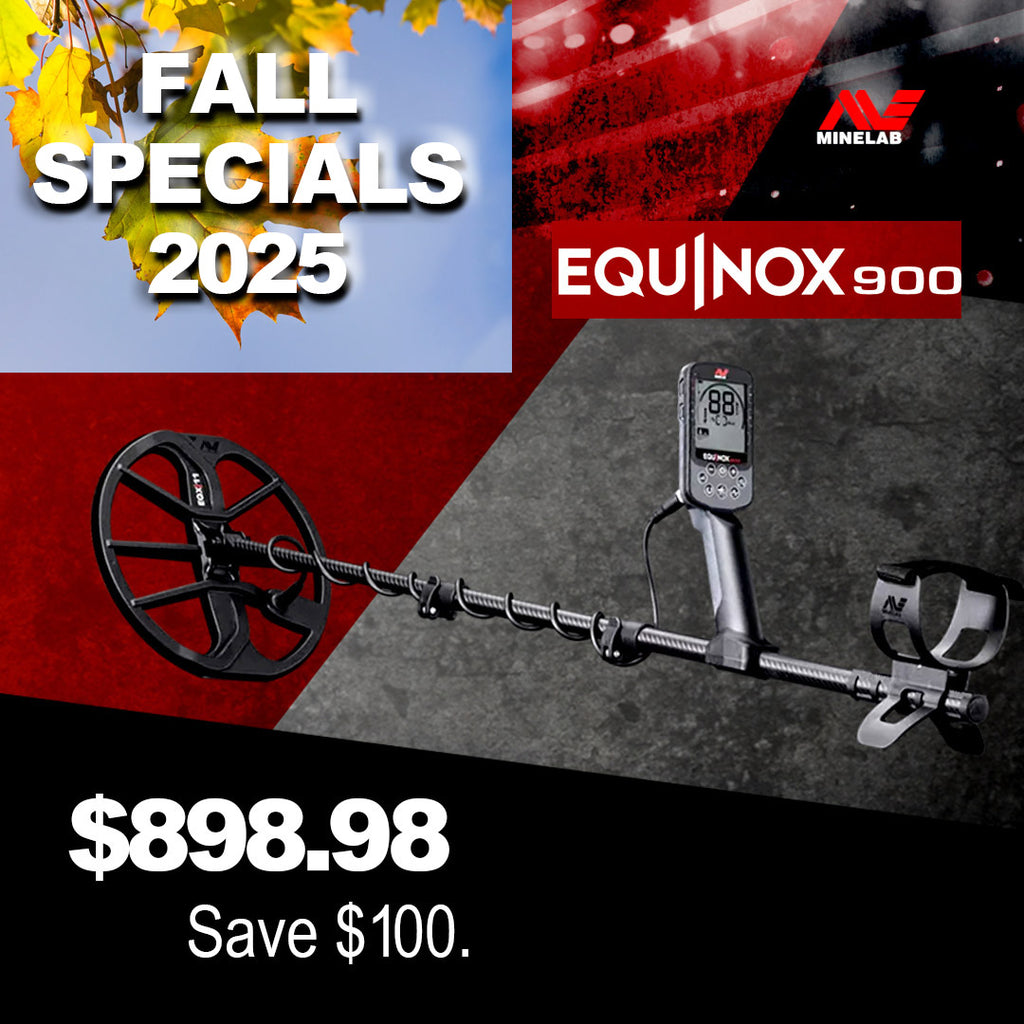 Minelab Equinox 900 Fall Special $100 Savings