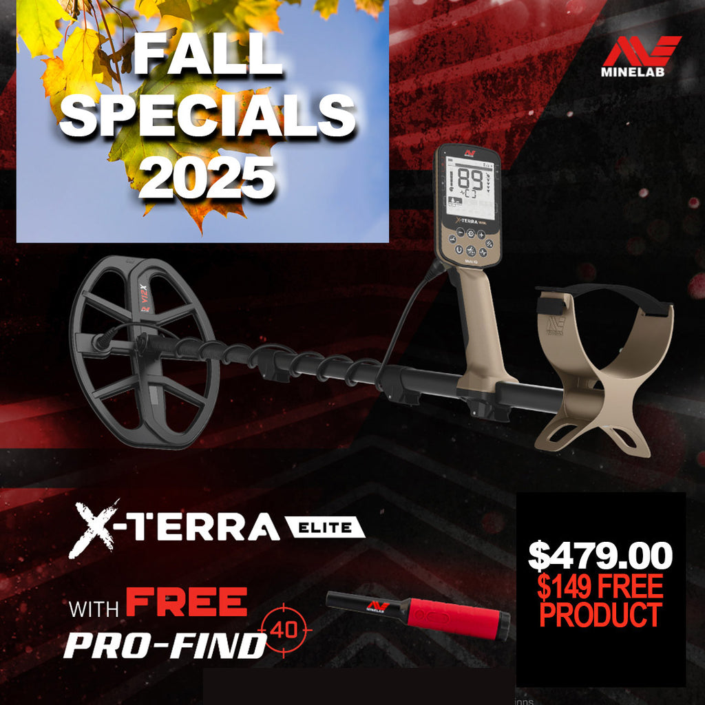 Minelab X-Terra Elite+ FREE Pro-Find 40 Fall Special