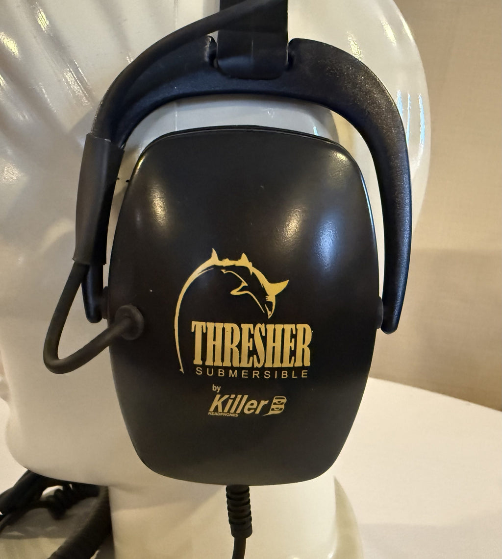 Thresher Submersible Headphones for Minelab Equinox/Manticore/X-Terra Pro and Elite