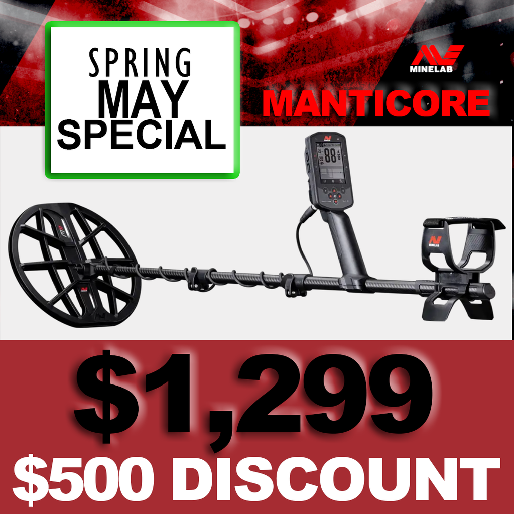 Minelab Manticore $500 Discount! May Special Now $1,299