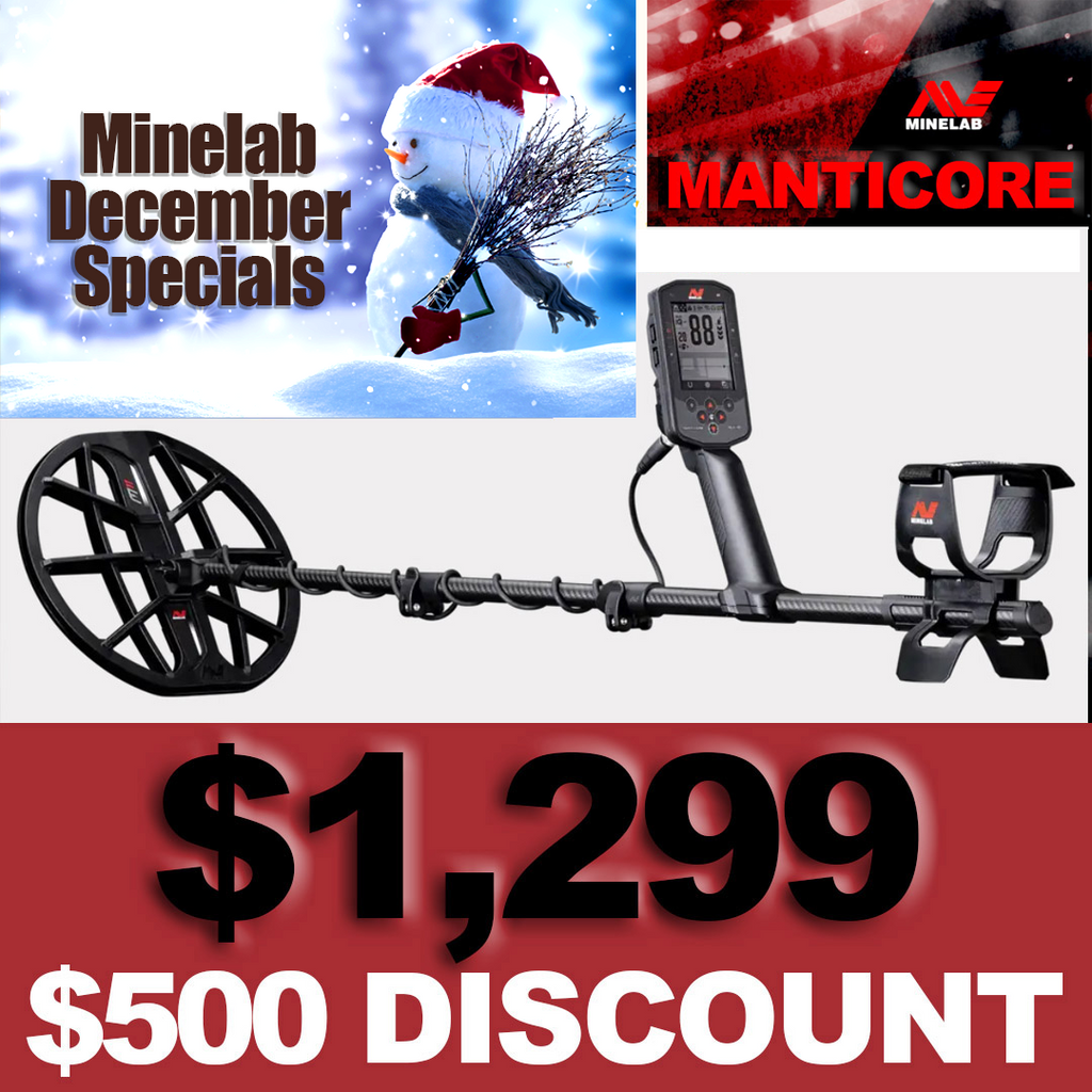 Minelab Manticore $500 Discount! December Christmas Special - Now $1,299