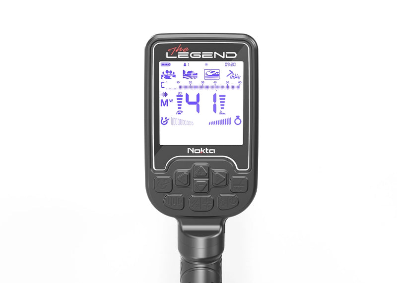 Nokta Legend "Next Generation" PRO PACK Summer Special Multi-Frequency Waterproof Metal Detector with 12"x9" LG30 and 6" Coils and Pinpointer