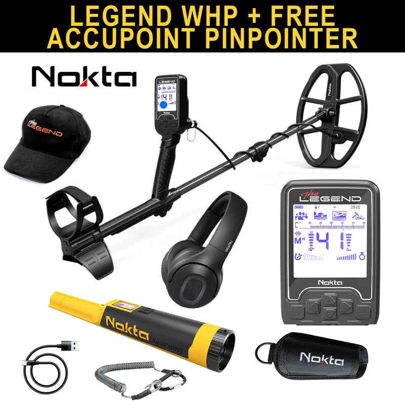 Nokta Legend WHP w/ 12"x 9" DD Coil + Free Pinpointer (LG30)