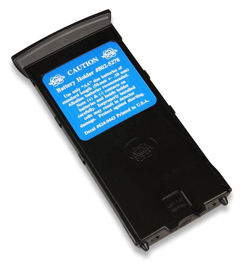 White's  Alkaline Battery Holder for MX-7, MX-5 and Coinmaster GT (NEW)