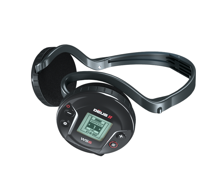 XP Deus II Wireless Metal Detector with 9" coil, RC control Box and WS6 Headphones