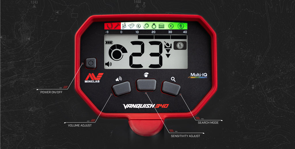 MINELAB VANQUISH 340 METAL DETECTOR