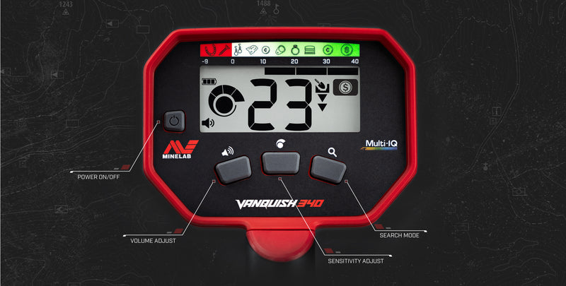 MINELAB VANQUISH 340 METAL DETECTOR