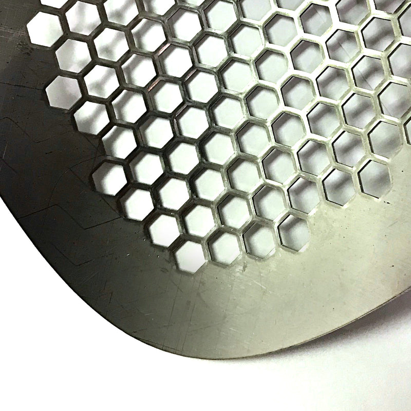T-Rex 6.5" Stainless Steel with 3/8" Honey Comb Holes by Detecting Adventure