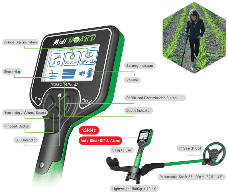 Nokta Midi Hoard Metal Detector