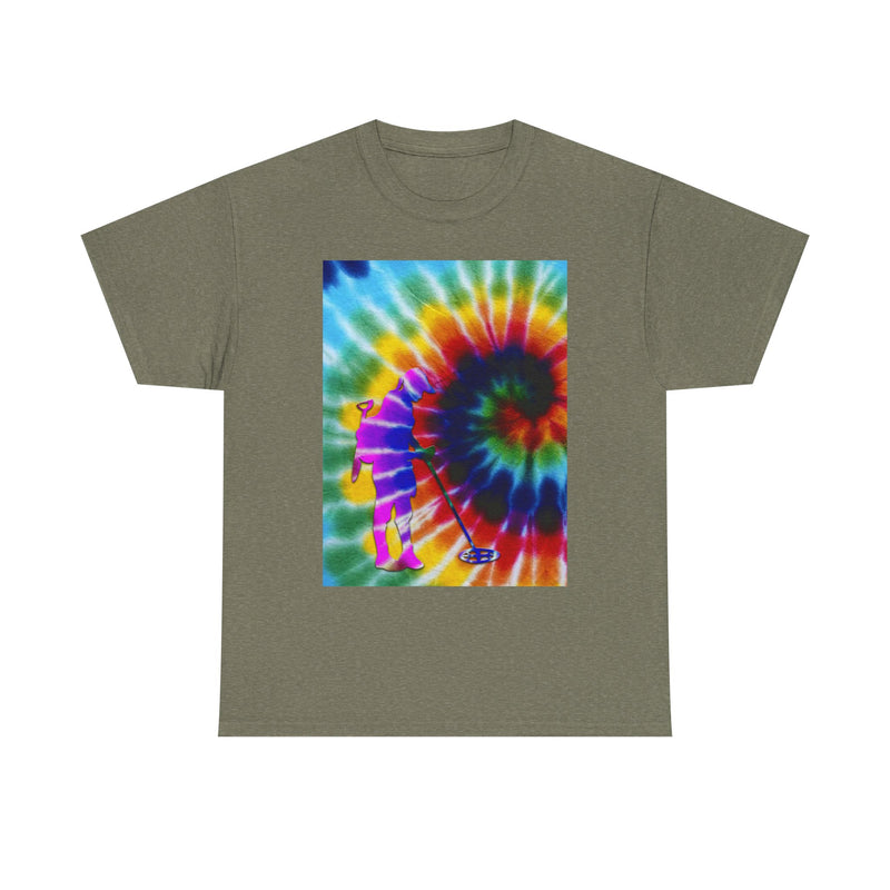 Tie Dye Abstract Female Detectorist. 1-sided Heavyweight T-Shirt