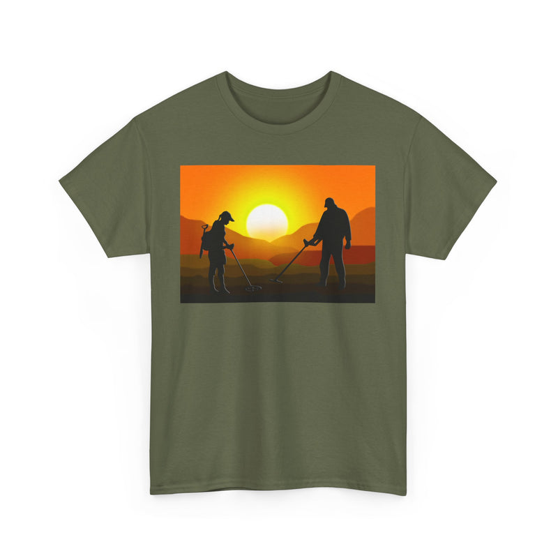 Sunset Detecor Couple heavy weight T-Shirt. sku: 105