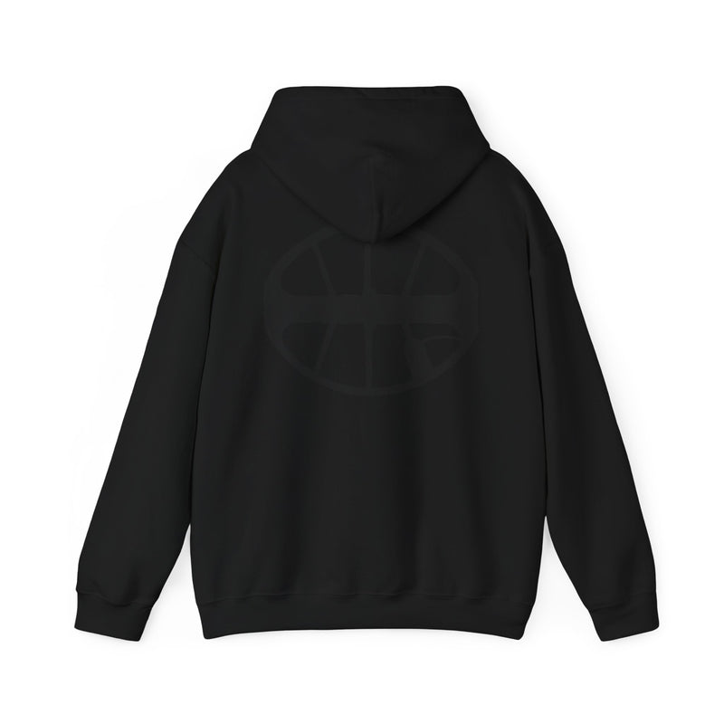 Sunset Detector Couple design on front, graphic coil on back, 2-Sided. Thick Weight Hoodie FREE SHIPPING