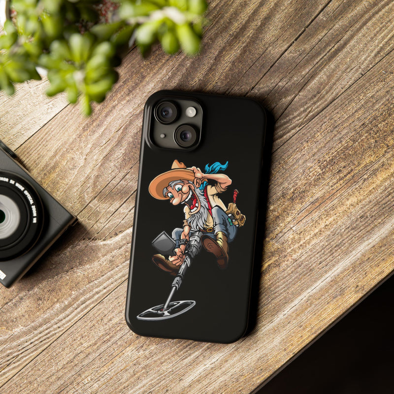 Slim iPhone Black Cases with Prospector image (iPhone 13-16 series)