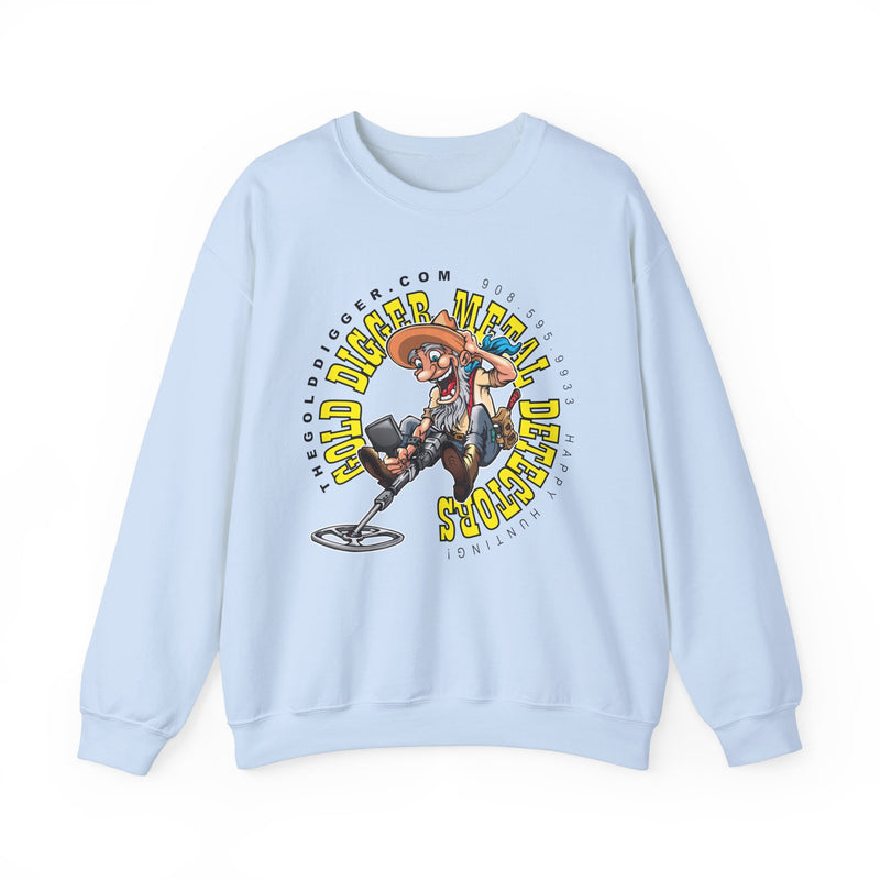 Gold Digger Prospector Heavy Blend Crewneck Sweatshirt - Prospector Graphic - "The Gold Digger" sku: 07