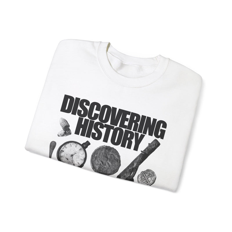 Relic Collection "Discovering History on Swing at a Time:, Heavy Blend Crewneck Sweatshirt - FREE SHIPPING