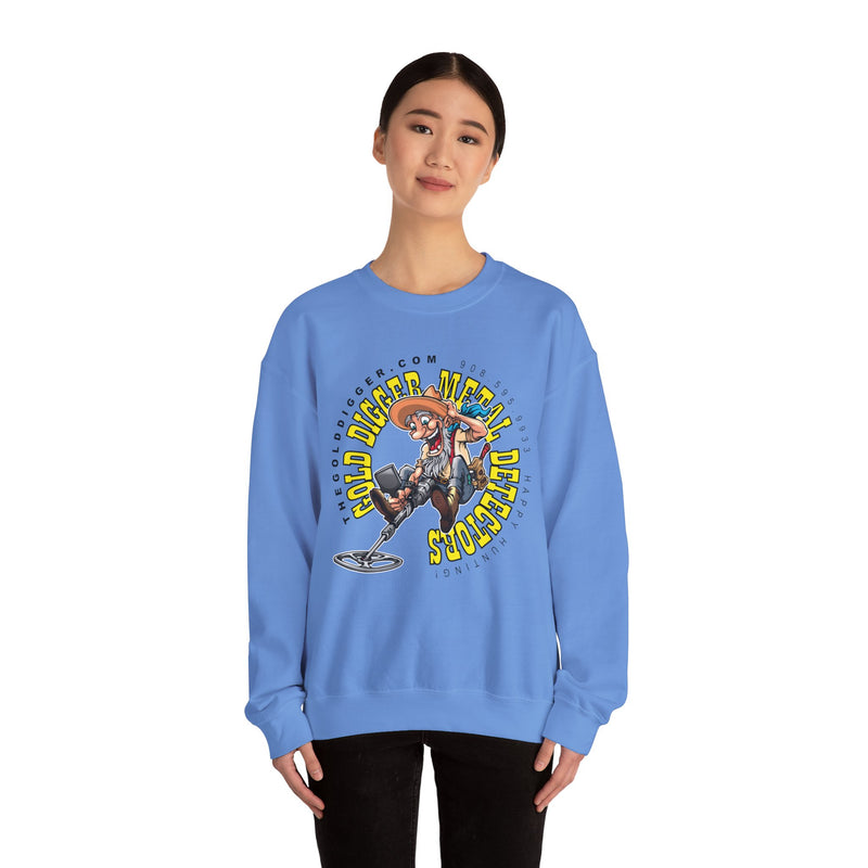 Gold Digger Prospector Heavy Blend Crewneck Sweatshirt - Prospector Graphic - "The Gold Digger" sku: 07