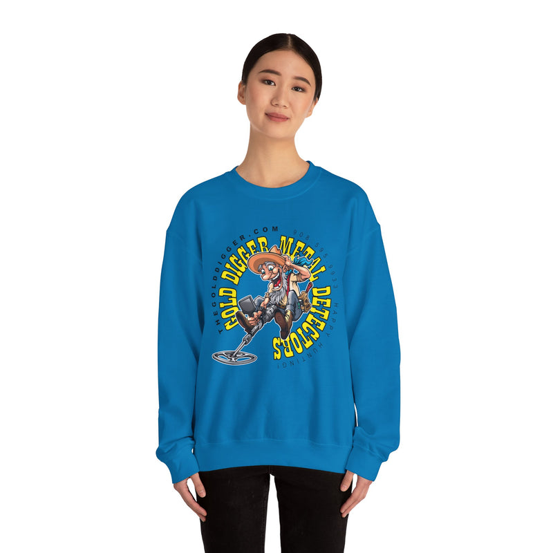 Gold Digger Prospector Heavy Blend Crewneck Sweatshirt - Prospector Graphic - "The Gold Digger"