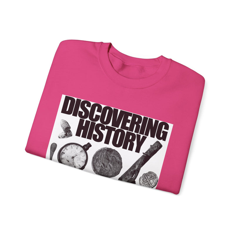 Relic Collection "Discovering History on Swing at a Time:, Heavy Blend Crewneck Sweatshirt - FREE SHIPPING