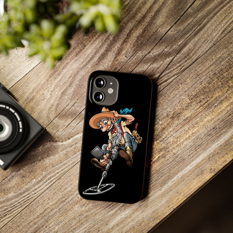 Slim iPhone Black Cases with Prospector image (iPhone 13-16 series)