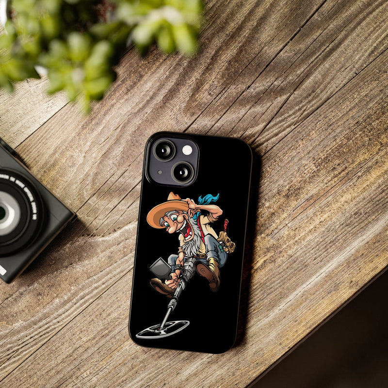 Slim iPhone Black Cases with Prospector image (iPhone 13-16 series)