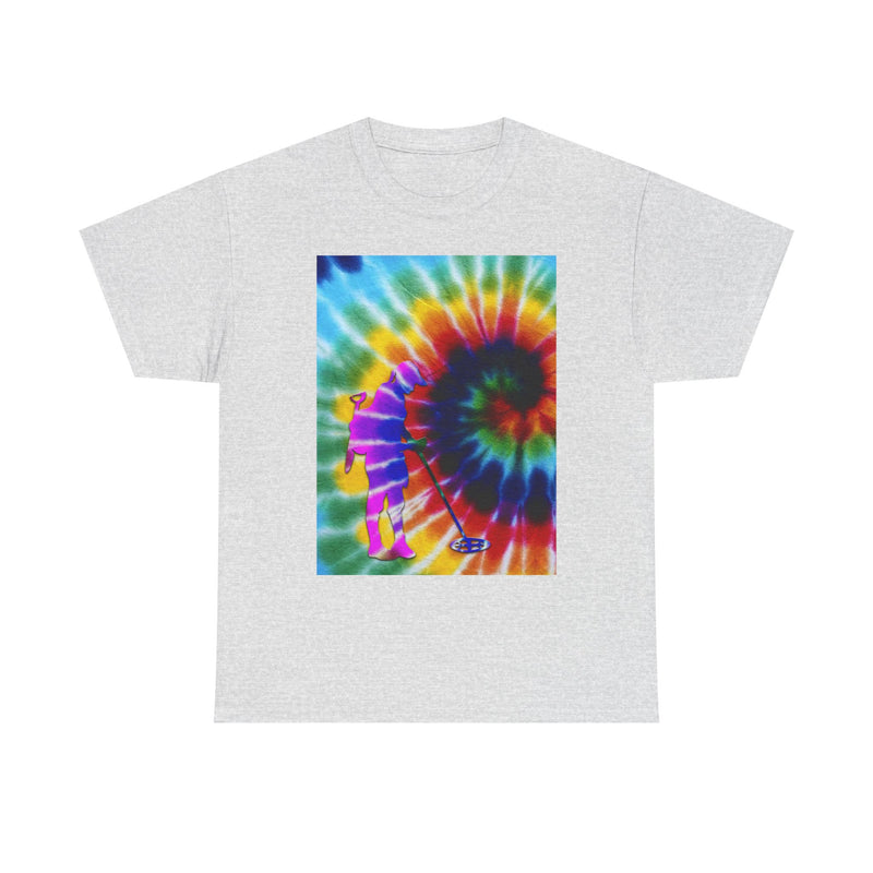 Tie Dye Abstract Female Detectorist. 1-sided Heavyweight T-Shirt