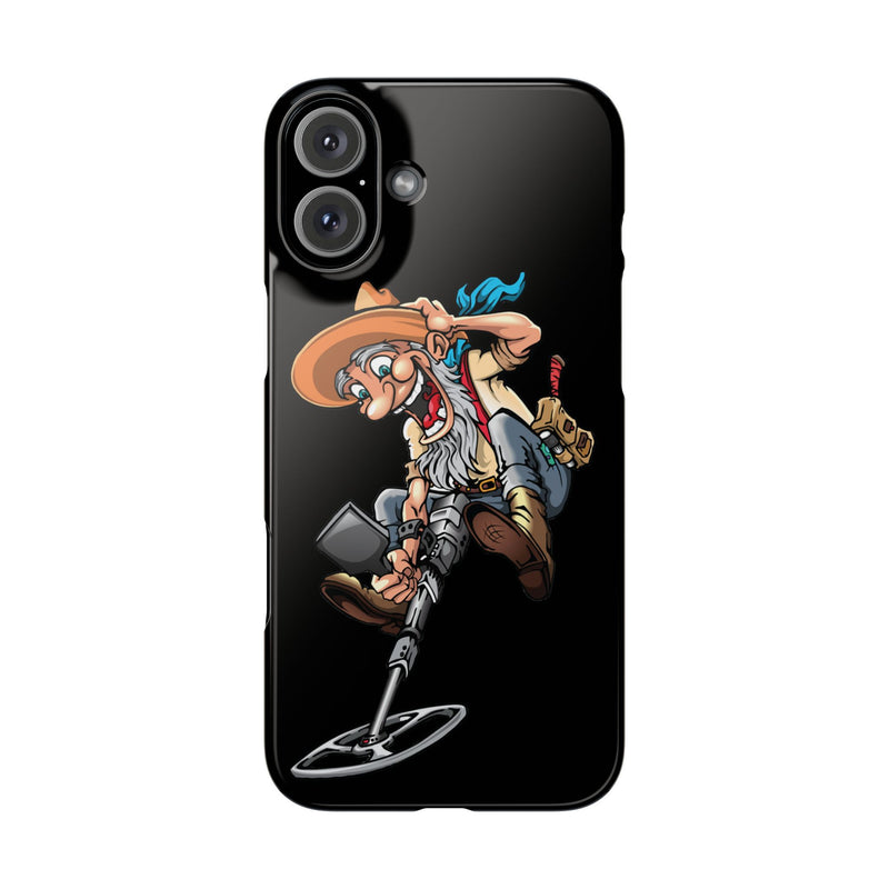 Slim iPhone Black Cases with Prospector image (iPhone 13-16 series)