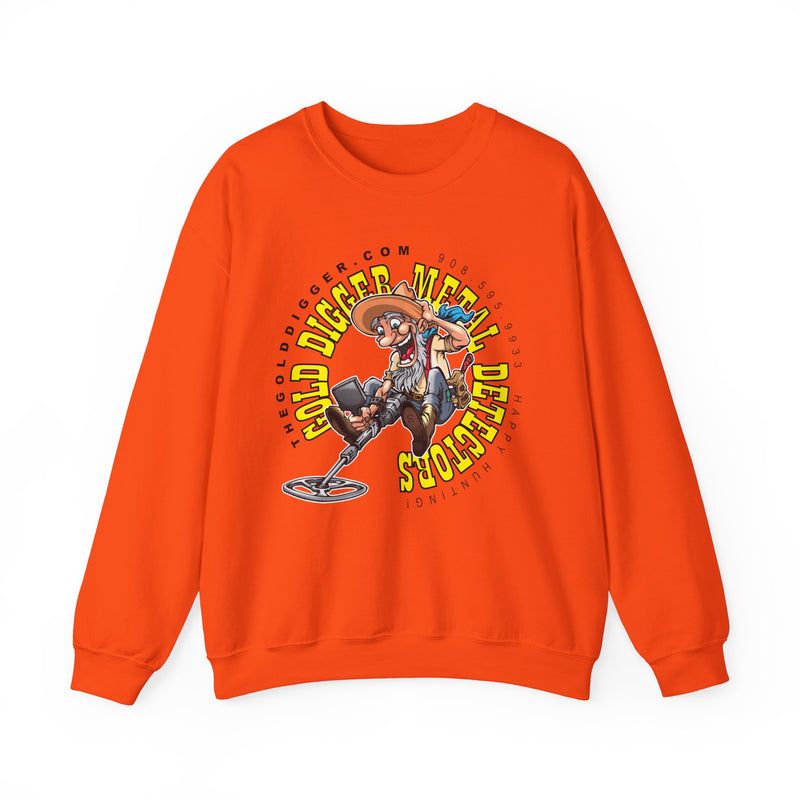 Gold Digger Prospector Heavy Blend Crewneck Sweatshirt - Prospector Graphic - "The Gold Digger" sku: 07