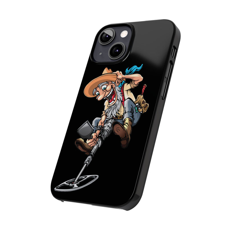 Slim iPhone Black Cases with Prospector image (iPhone 13-16 series)