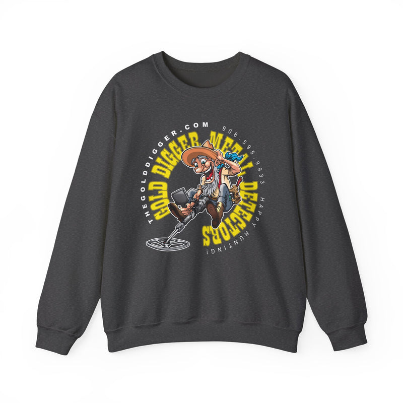 Gold Digger Prospector Heavy Blend Crewneck Sweatshirt - Prospector Graphic - "The Gold Digger" sku: 07