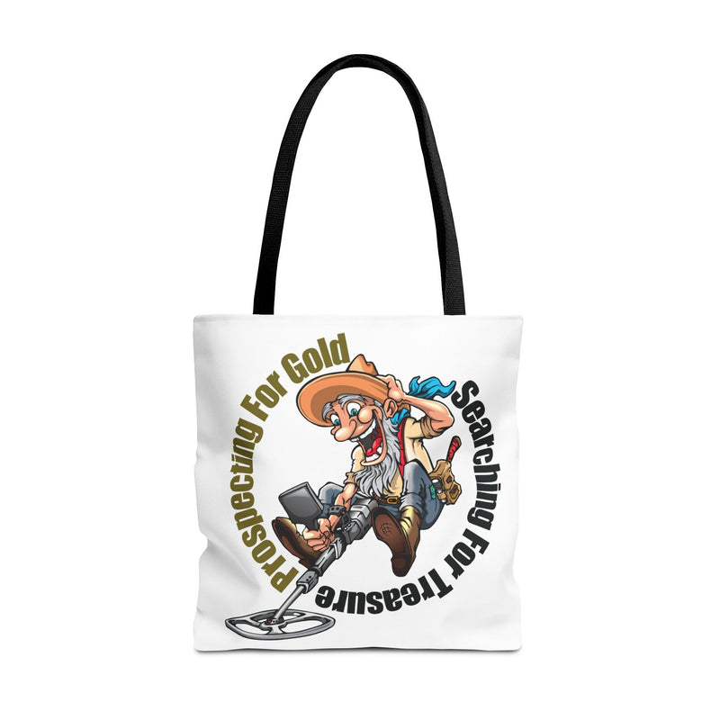 18X18" Tote. Prospector design. 1-sided print. sku 205