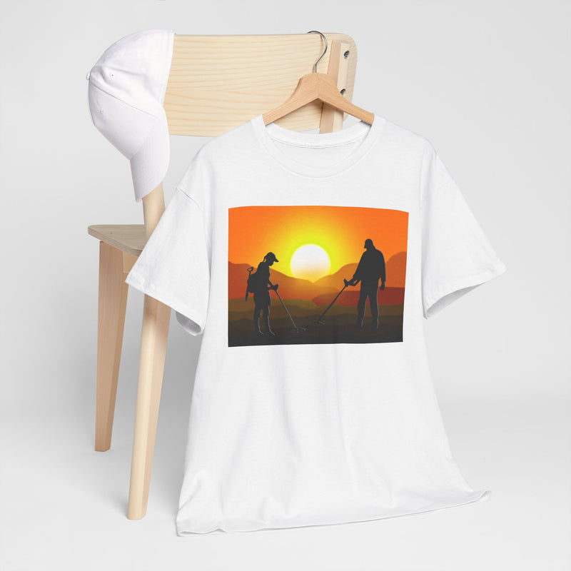 Sunset Detecor Couple heavy weight T-Shirt. sku: 105