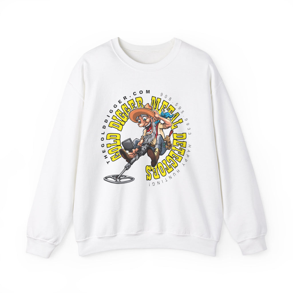 Gold Digger Prospector Heavy Blend Crewneck Sweatshirt - Prospector Graphic - "The Gold Digger" sku: 07