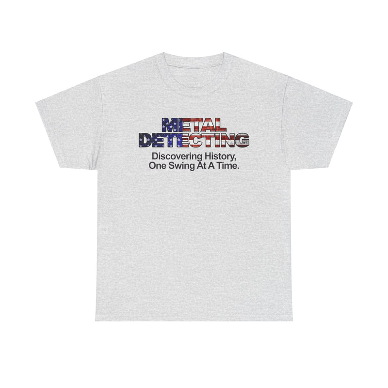 Discovering History American Flag Detectorist Heavyweight T-Shirt. sku: 16